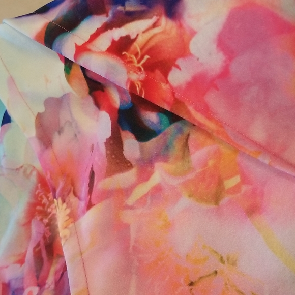 Calvin Klein bodycon floral dress size 10 - Picture 3 of 6